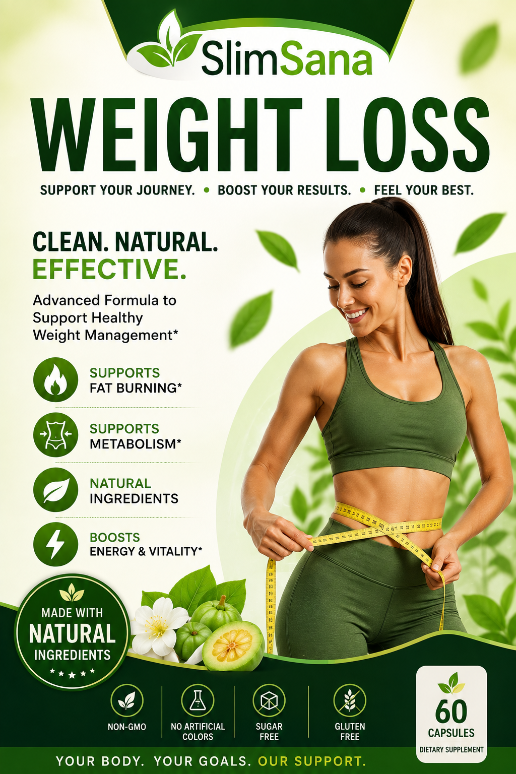 SlimSana™ – Daily Weight Loss Support Supplement
