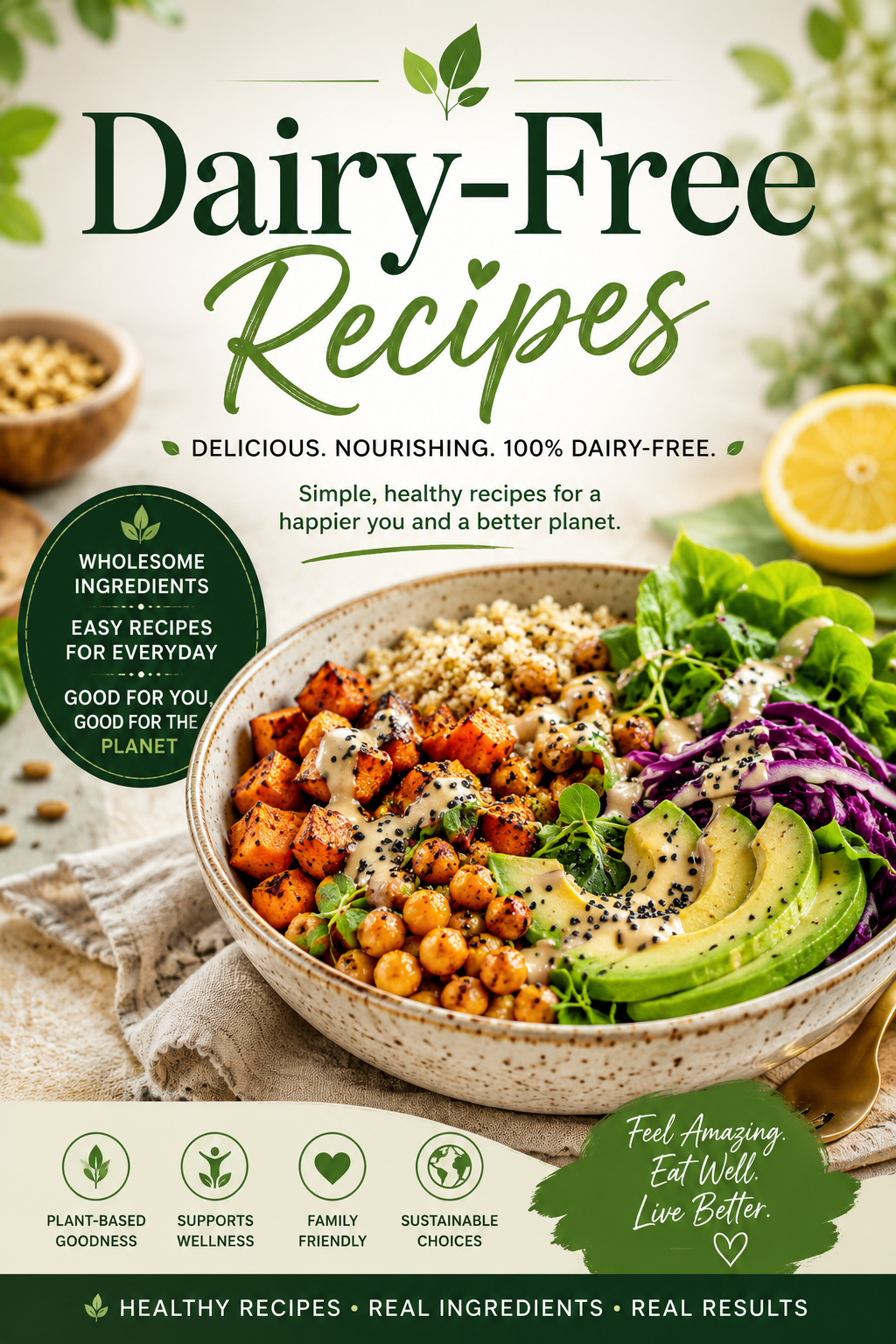 Dairy-Free Recipes: The Complete Digital Cookbook