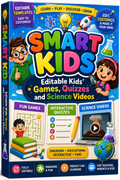 SmartKids Editable Learning Bundle: Games, Quizzes & Science Videos - Digital guide