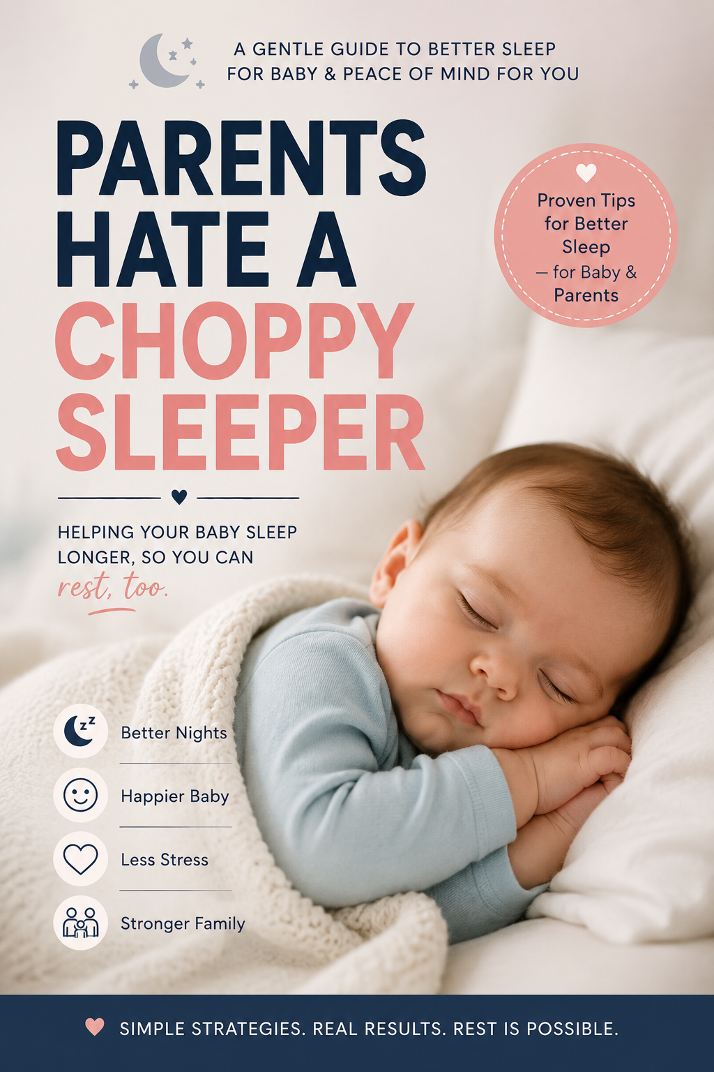 Parents Hate a Choppy Sleeper: The Complete Guide to Better Baby Sleep - Digital Ebook