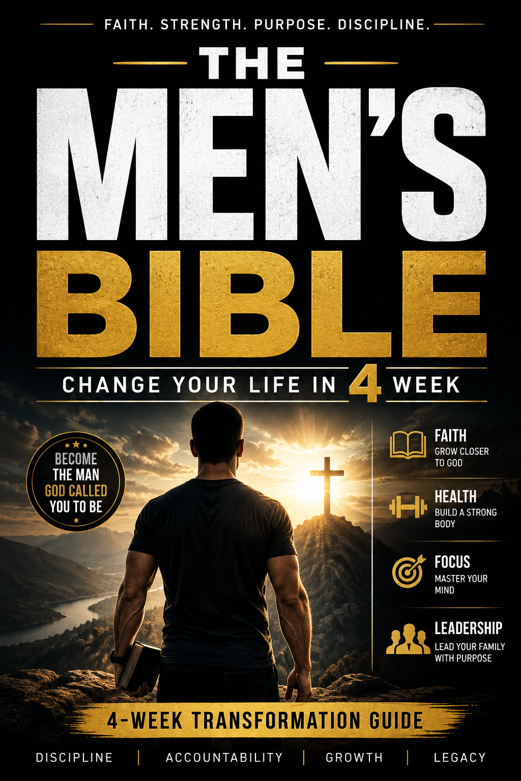 The Men’s Bible: Change Your Life in 4 Weeks -Digital self-improvement eBook for men