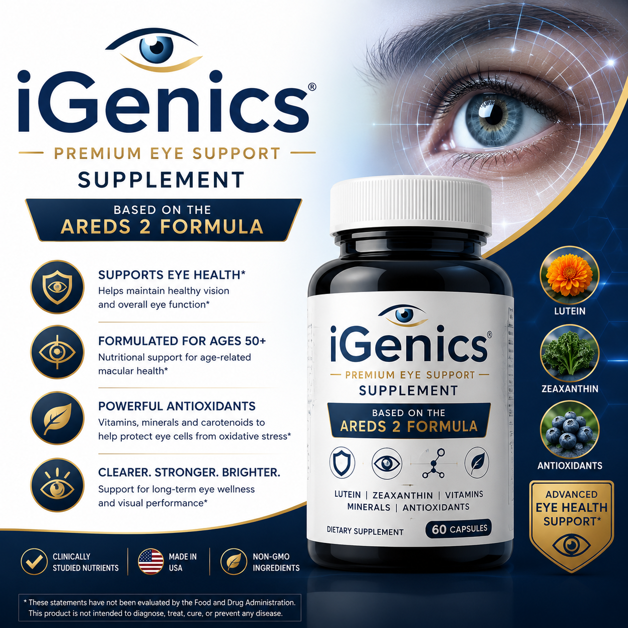 iGenics™ – Daily Eye Health Supplement