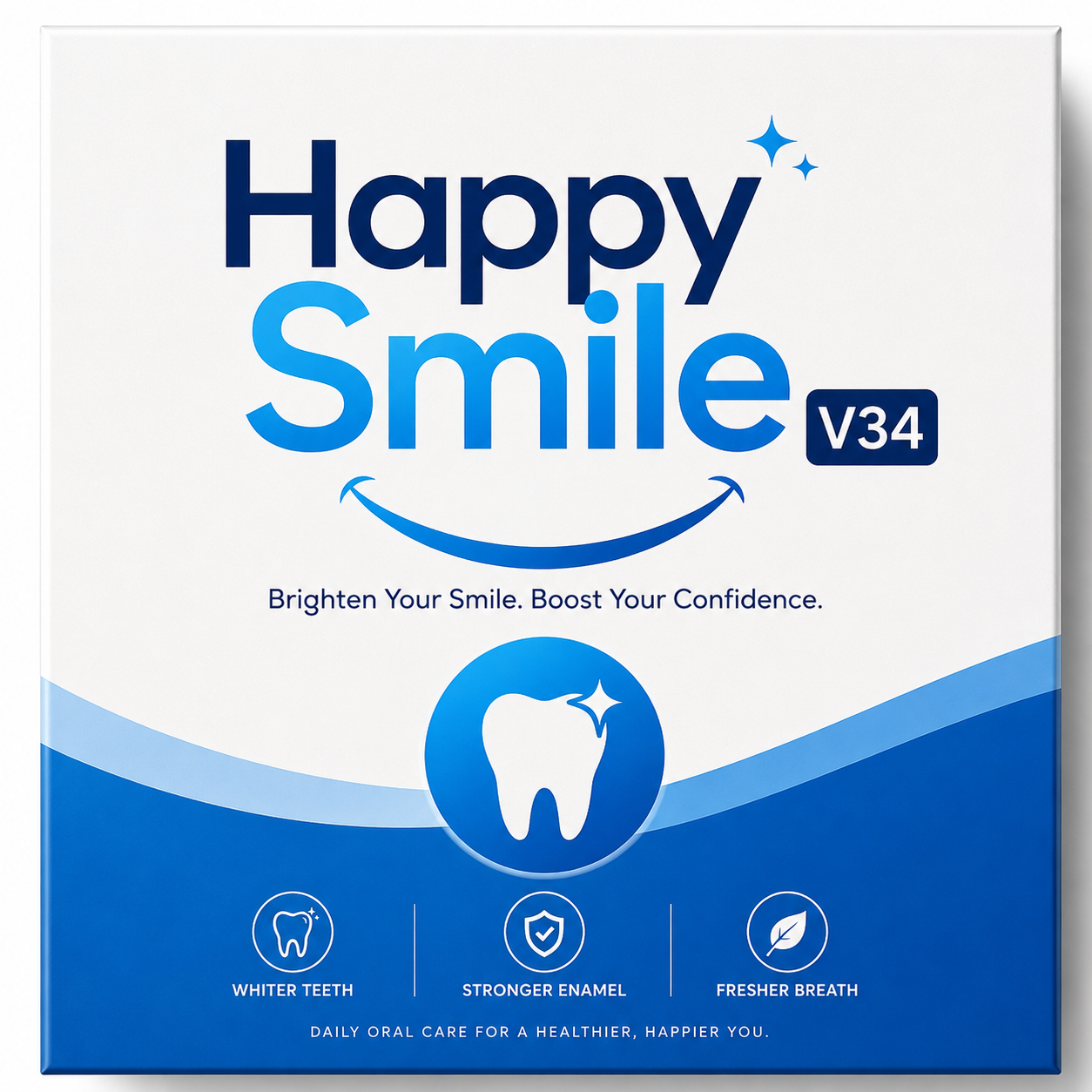 Happy Smile V34™ – Teeth Whitening & Smile Care Formula