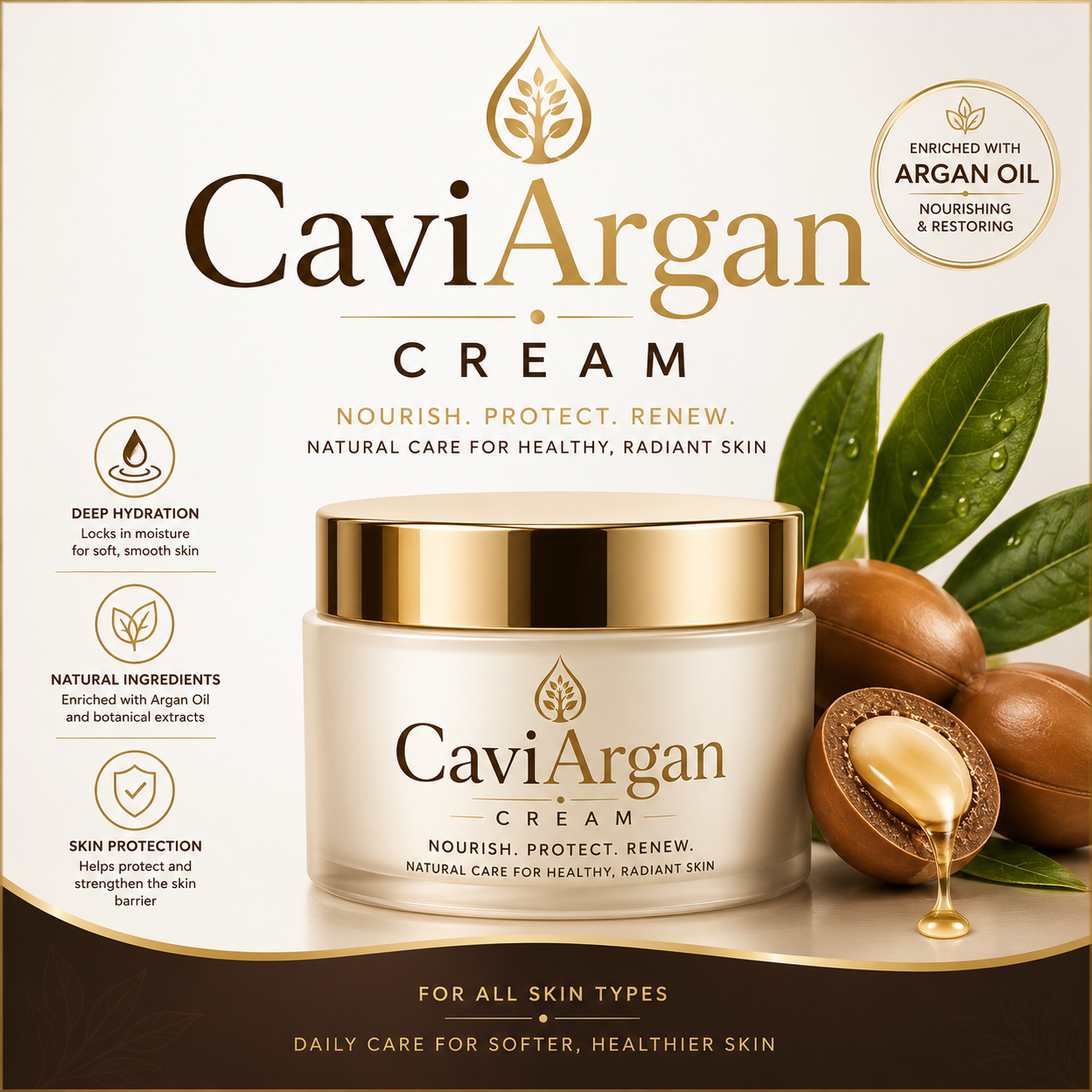 CaviArgan™ – Premium Argan Oil Hair & Skin Treatment