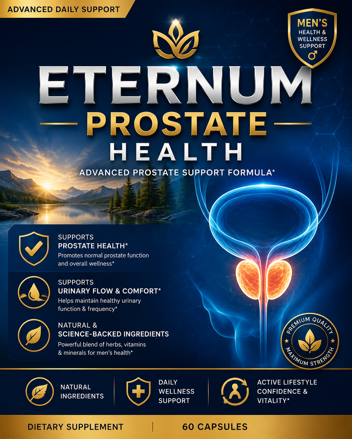 Eternum Prostate Health™ – Men's Daily Prostate Support