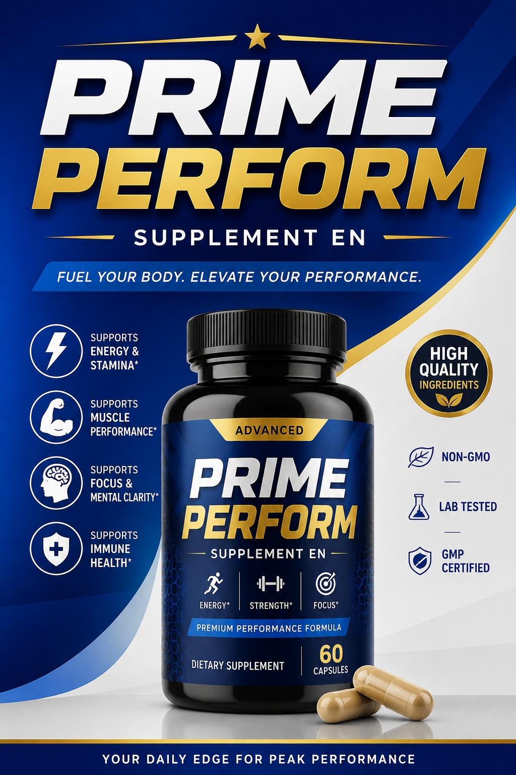 Prime Perform™ – Energy, Vitality & Stamina Supplement