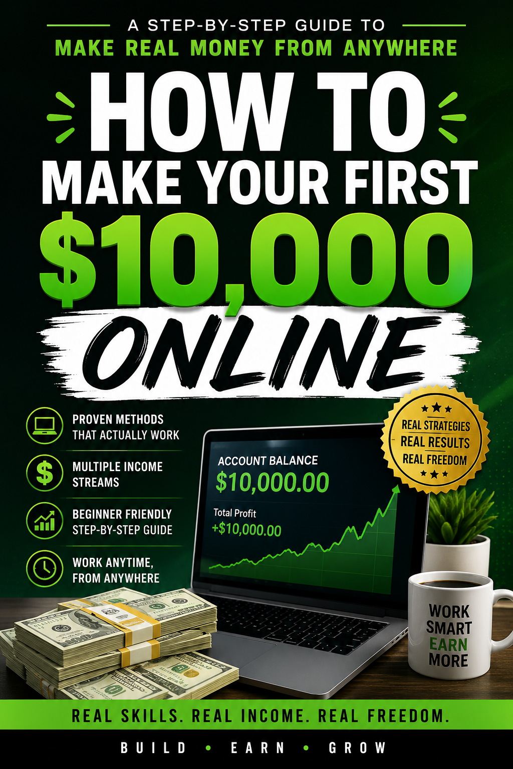 How to Make Your First $10,000 Online – Beginner's Roadmap