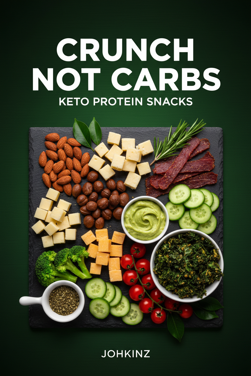 Crunch Not Carbs: Keto Protein Snacks Cover