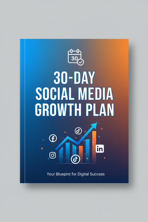 30-Day Social Media Growth Plan Cover