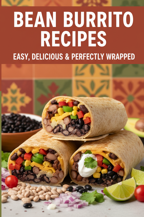Bean Burrito Recipes eBook Cover