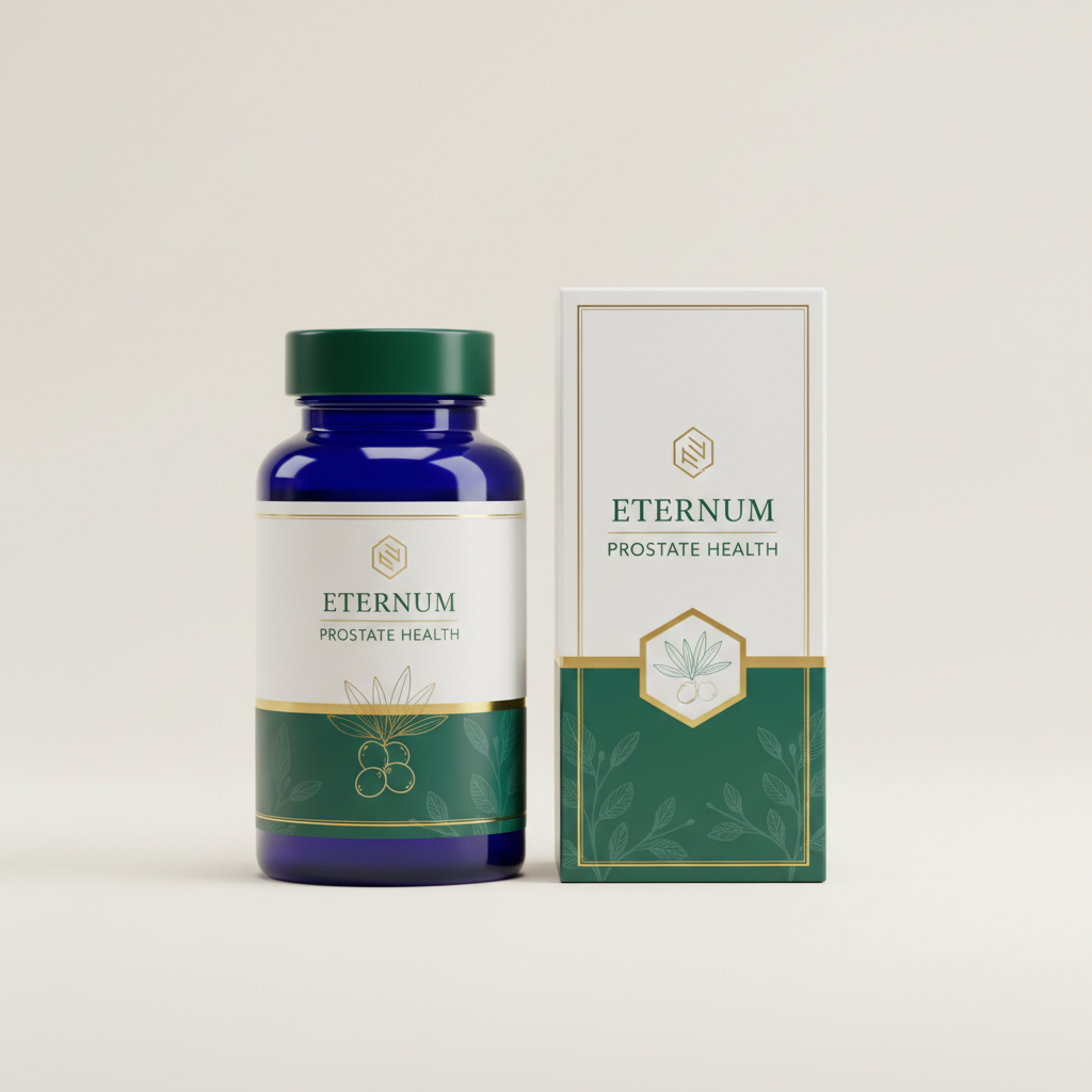 Eternum Prostate Health professional product mockup cover